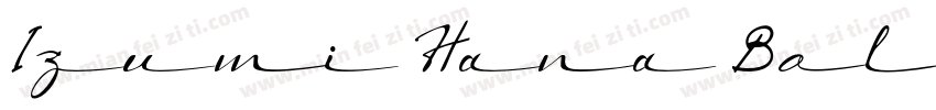 Izumi Hana Bold字体转换